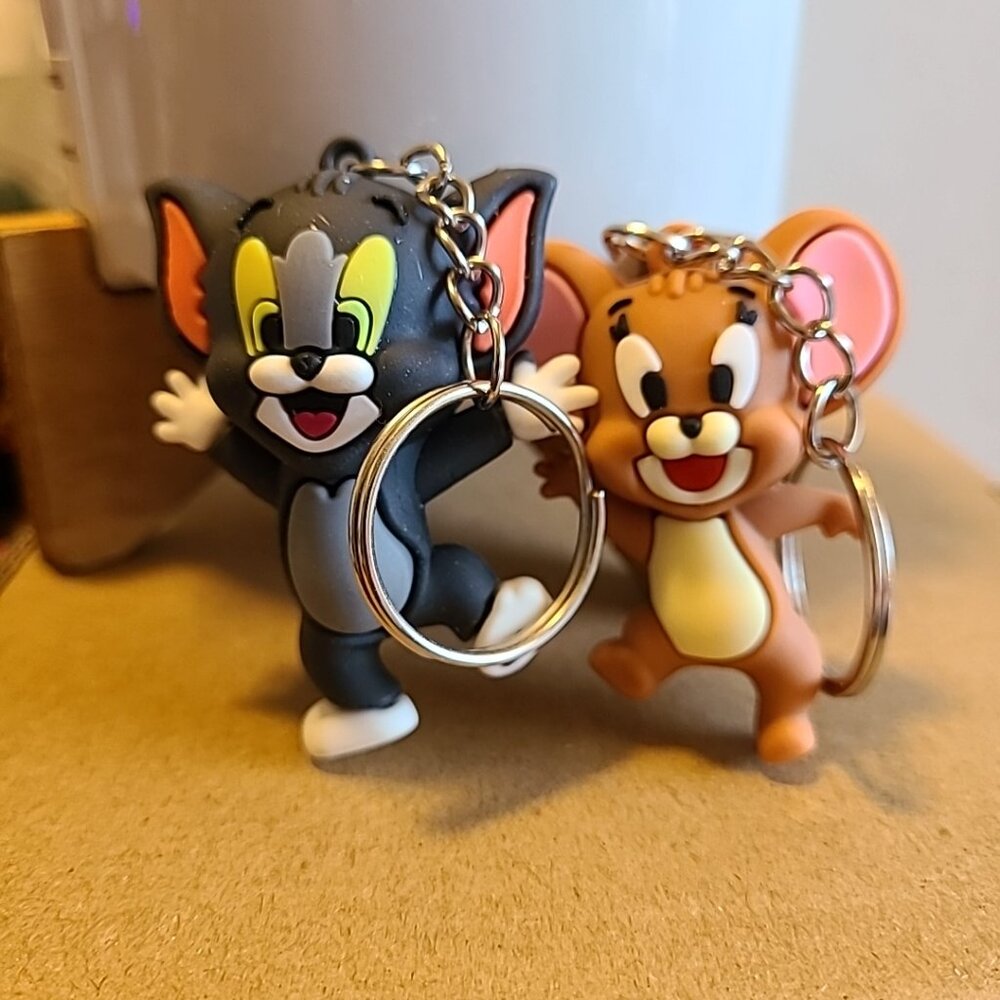 Unbranded Cat & Mouse Keychains‎ Unisex NWOT Casual Home Collectible Gifting - Picture 5 of 5